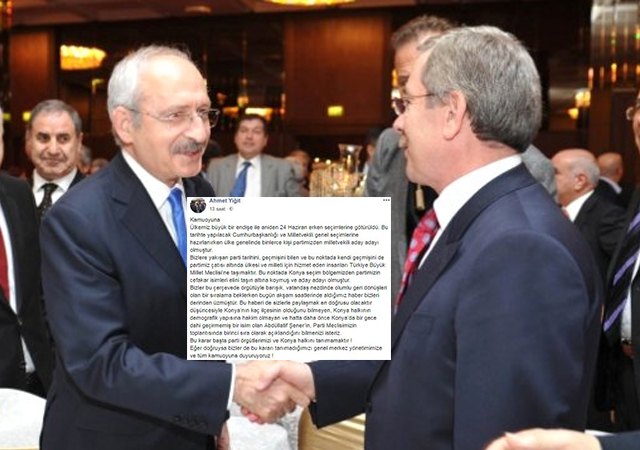 CHP'de Abdüllatif Şener isyanı başladı