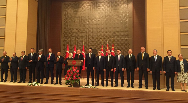 İşte yeni sistemin yeni bakanları