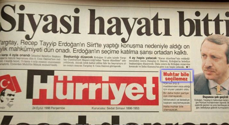 Erdoğan 'muhtar bile olamaz' demişlerdi şimdi muhtar bile oldu