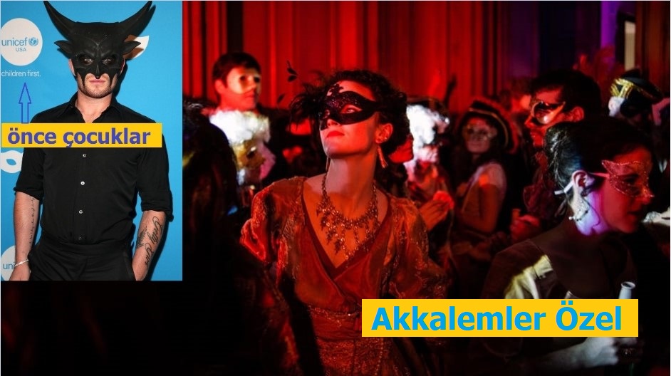Çocuklarınızı aşılayan örgüt UNICEF'in tuhaf maskeli balosu