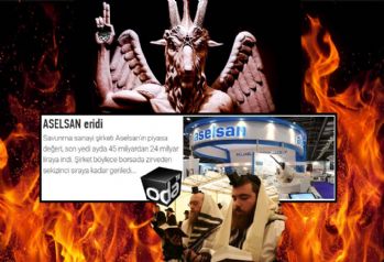 Masonik logolu Oda TV dün havalimanını 'bitirmişti' seçim günü Aselsan'ı 'eritti'