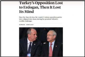 Muhalefet önce Erdoğan'a karşı kaybetti, ardından aklını kaybetti