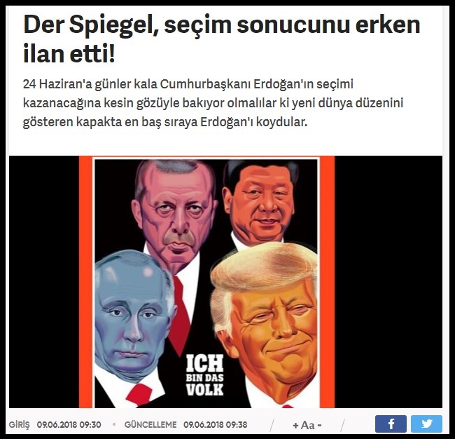 Der spiegel kapak