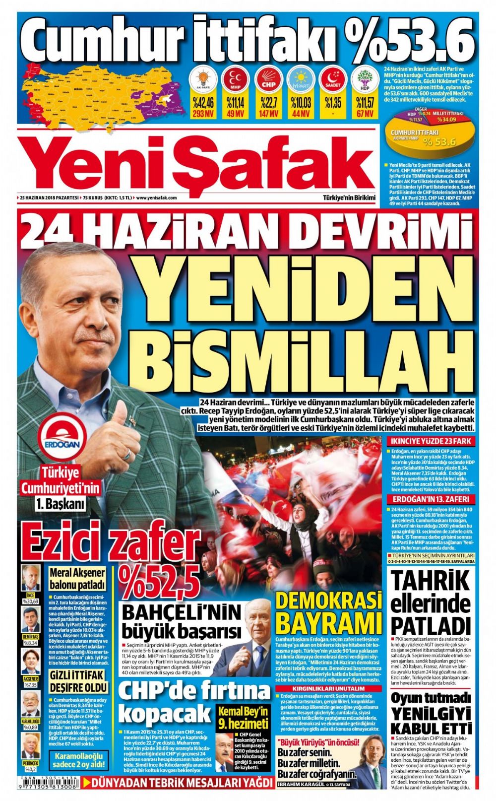 Gazeteler seçim sonucunu nasıl gördü