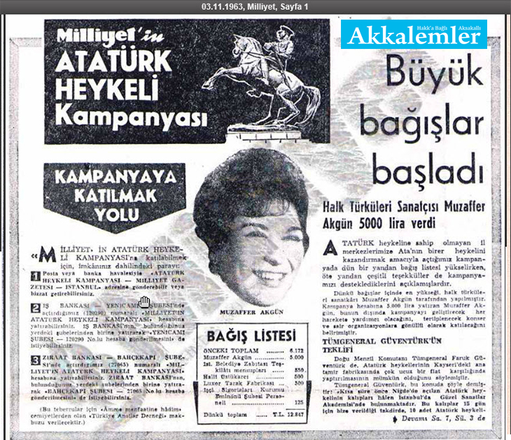 Karanlık bir el kuyuya bir taş attı: Altından tüm ülke için heykel kampanyası çıktı
