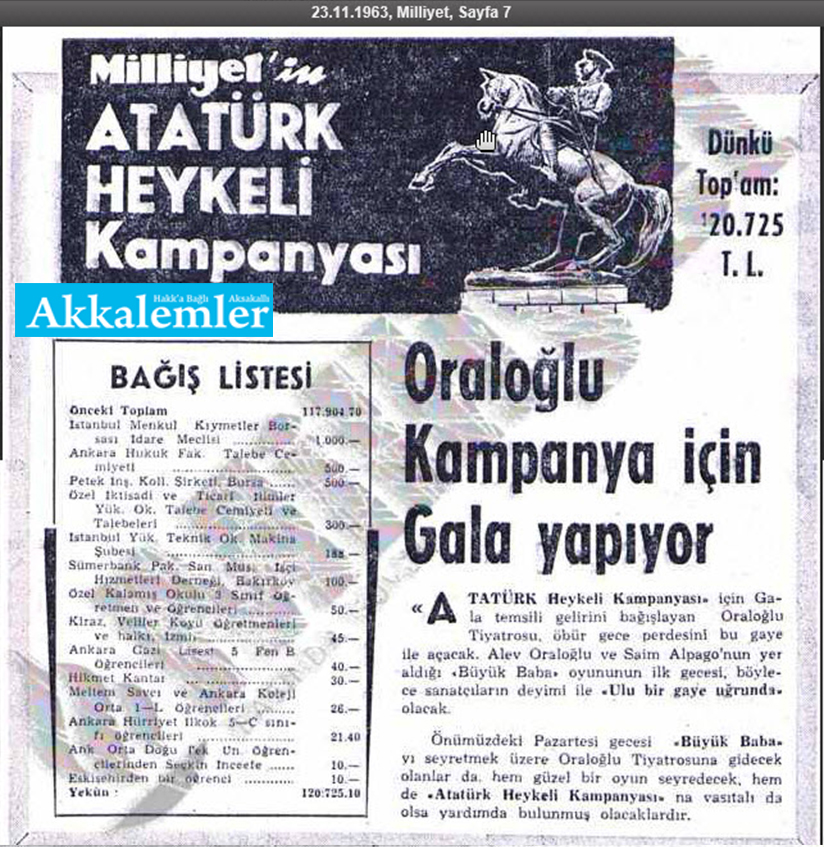 Karanlık bir el kuyuya bir taş attı: Altından tüm ülke için heykel kampanyası çıktı
