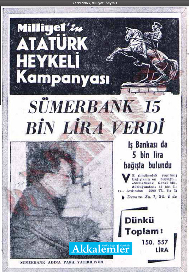 Karanlık bir el kuyuya bir taş attı: Altından tüm ülke için heykel kampanyası çıktı