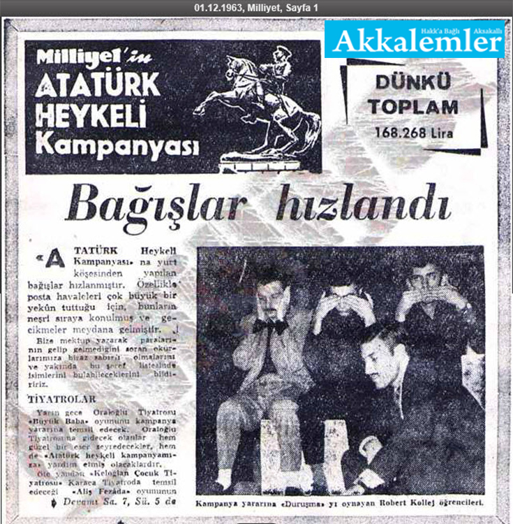 Karanlık bir el kuyuya bir taş attı: Altından tüm ülke için heykel kampanyası çıktı